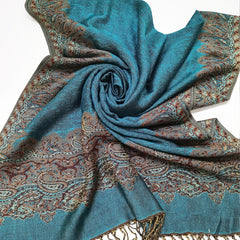 Classic Paisley Jacquard Tassel Scarf Wrap Women's Shawl
