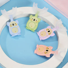 Kids U-shaped Silicone Toothbrush for Oral Cleaning