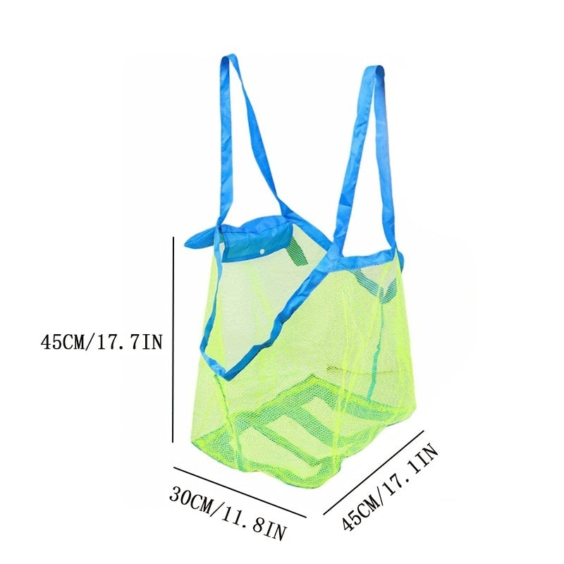 Large Mesh Beach Bag for Toys, Market, Grocery, Picnic Tote