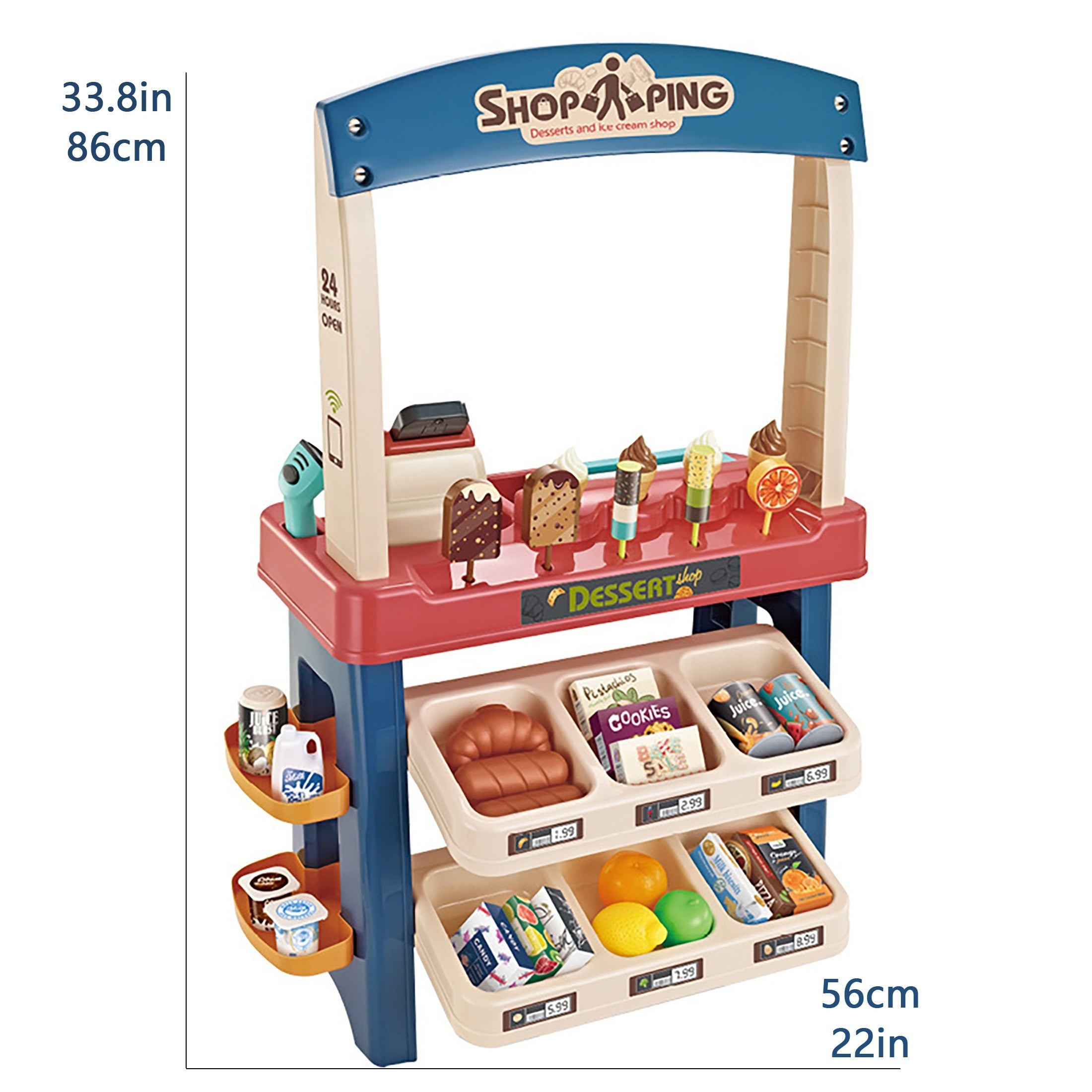 Educational Pretend Play Toy Set with Accessories, Ages 4-8
