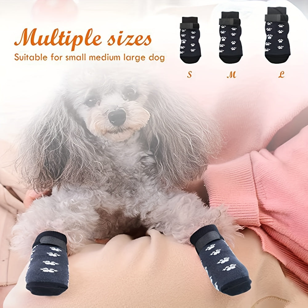 Non Slip Outdoor Socks 4pcs For Dog & Cat