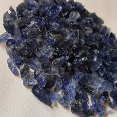 Natural Crystal Quartz Cordierite Chips Raw Energy Crystals