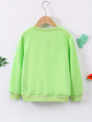 Big Sis Graphic Girls Sweatshirt Comfort Fit Kids Tops Pullover