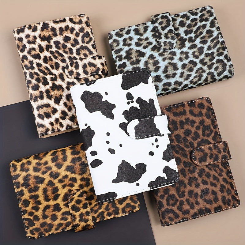 Stylish A6 Leopard Budget Binder Planner