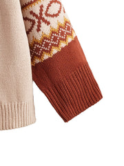  Christmas Jacquard Sweater Women's Pullover