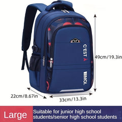Large Capacity Waterproof Schoolbag for Primary Student