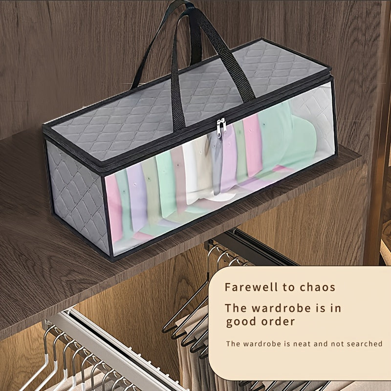 Hat Storage Bag For Baseball Caps - 4pcs, Moisture/Dust Proof, Space Saving