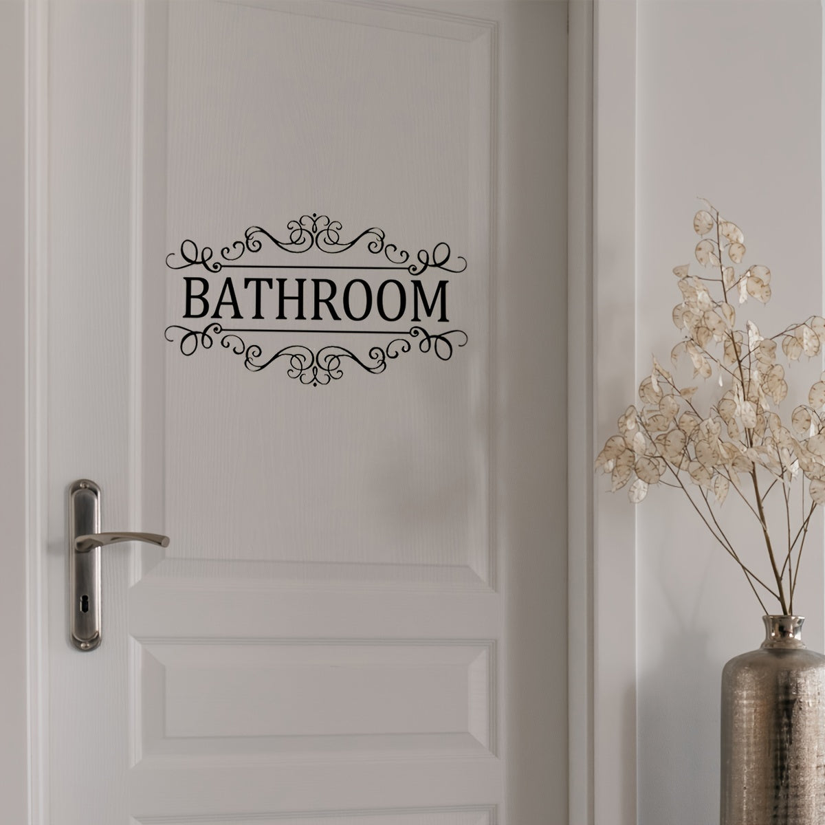 Inspirational Slogan PVC Wall Sticker Bathroom Living Room Home Decor