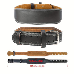Adjustable PU Weight Lifting Belt with Padded Leather Support