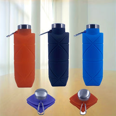 Reusable Silicone Water Bottles Leakproof for Outdoor Use