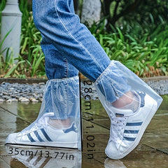 Disposable Waterproof Rain Shoe Covers Anti Slip Thickened Leg Covers