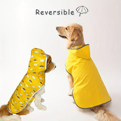 Double Layer Yellow Dog Raincoat - Keep Your Pup Dry & Stylish