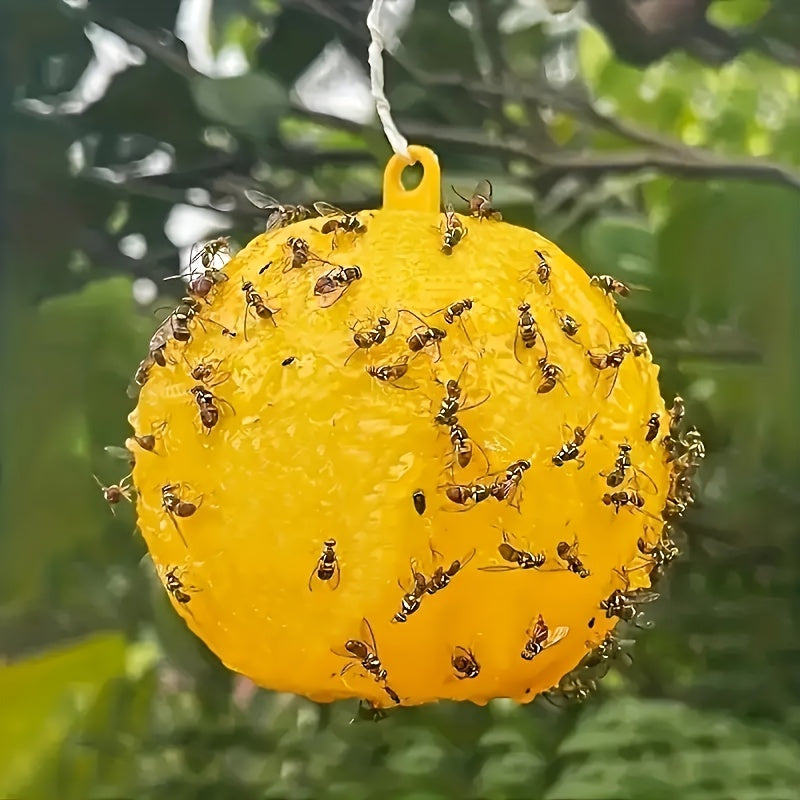 Pumpkin Shape Sticky Fly Trap Ball Outdoor Pest Control