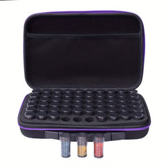 60 Bottles Diamond Painting Tool Storage Container with Carry Case