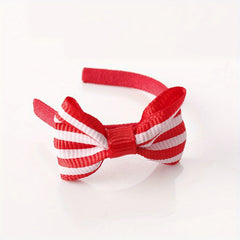 Doll House Hair Bands & Polka Dot Check Fabric - DIY Doll Decor
