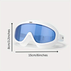 Large Frame Swim Goggles Waterproof Anti-fog High Definition Glasses