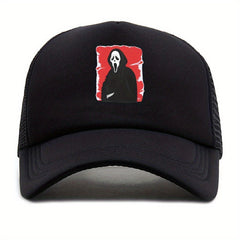 Unisex Sunshade Breathable Baseball Cap Ghost Pattern Outdoor Sport