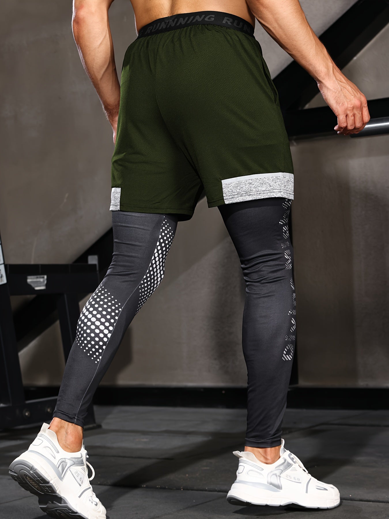 Men's Compression Pants and Shorts for Fitness Running