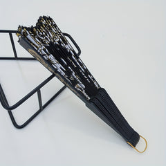 Women's Lace Floral Pattern Fan Chinese Style Costume Cheongsam Accessories