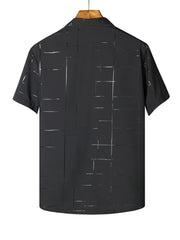 Men's Short Sleeve Formal Party Shirt