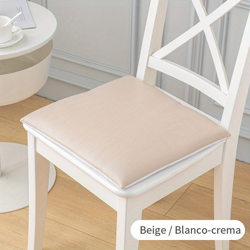 Leather Stool Cushion Waterproof Soft Resilient Thickened Melt-blown Interlayer