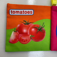 Interactive Vegetables Cloth Book for Babies