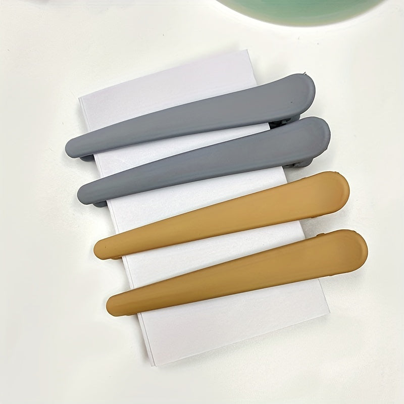 Matte Hair Clip Style Solid Hair Clip Side Clip Hair Accessories