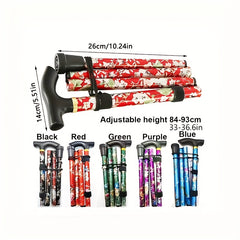 Adjustable Trekking Pole Foldable Walking Stick Cane