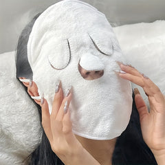 7 Pack Face Towel Hot Cold Compress Mask Face Wash Soft Water Absorbing Beauty