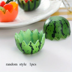 PVC Simulated Watermelon & Orange Bowls for Food Play