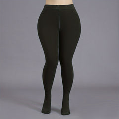  Solid High Rise Stretchy Pantyhose