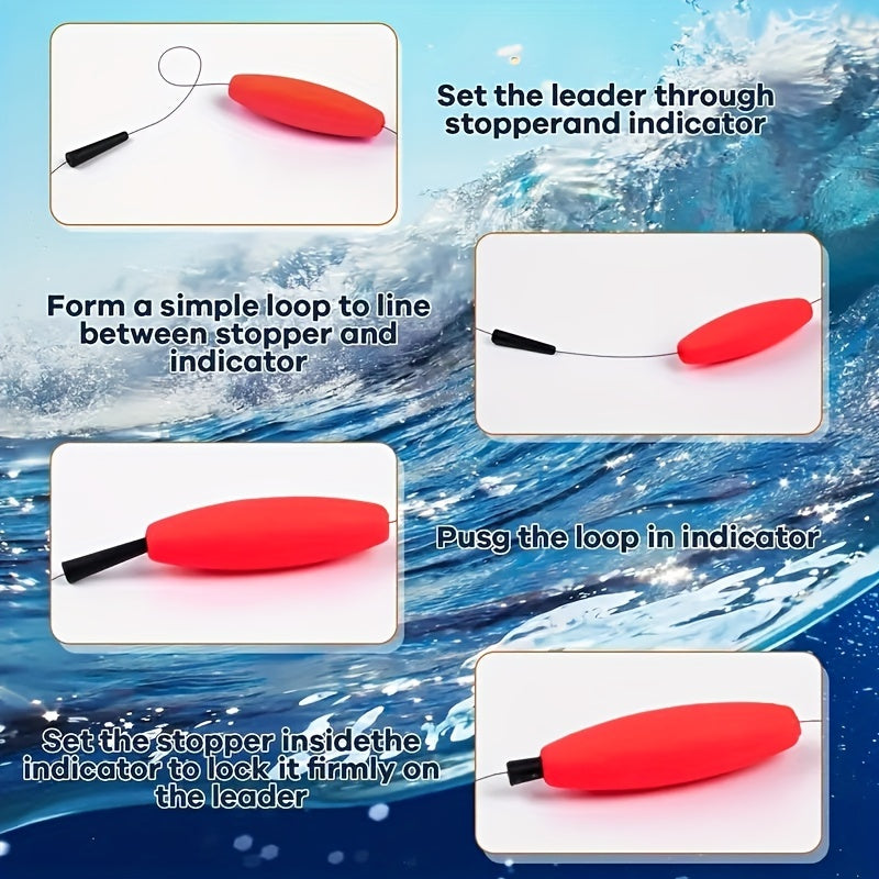 Foam Fishing Float Bobber w/ Pipe Plug Outdoor Fishing Accessory