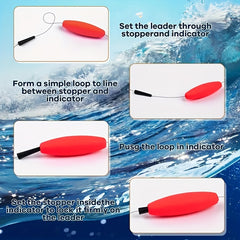 Foam Fishing Float Bobber w/ Pipe Plug Outdoor Fishing Accessory