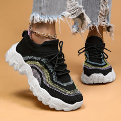 Breathable Shockproof Sports Shoes Lightweight Non-slip Travel Shoes Women's