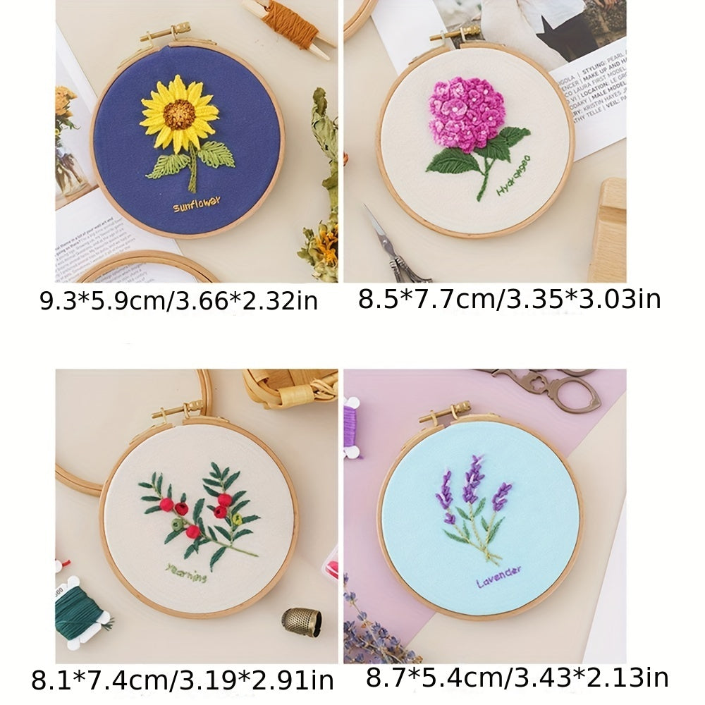 DIY Flower Decoration Embroidery Kit for Gift