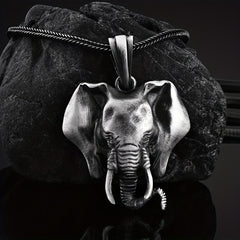 Unisex Elephant Pendant Necklace For Man Women's Holiday Party Jewelry