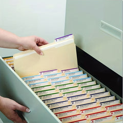 12pcs File Folders 1 3 Cut Tab Assorted Positions