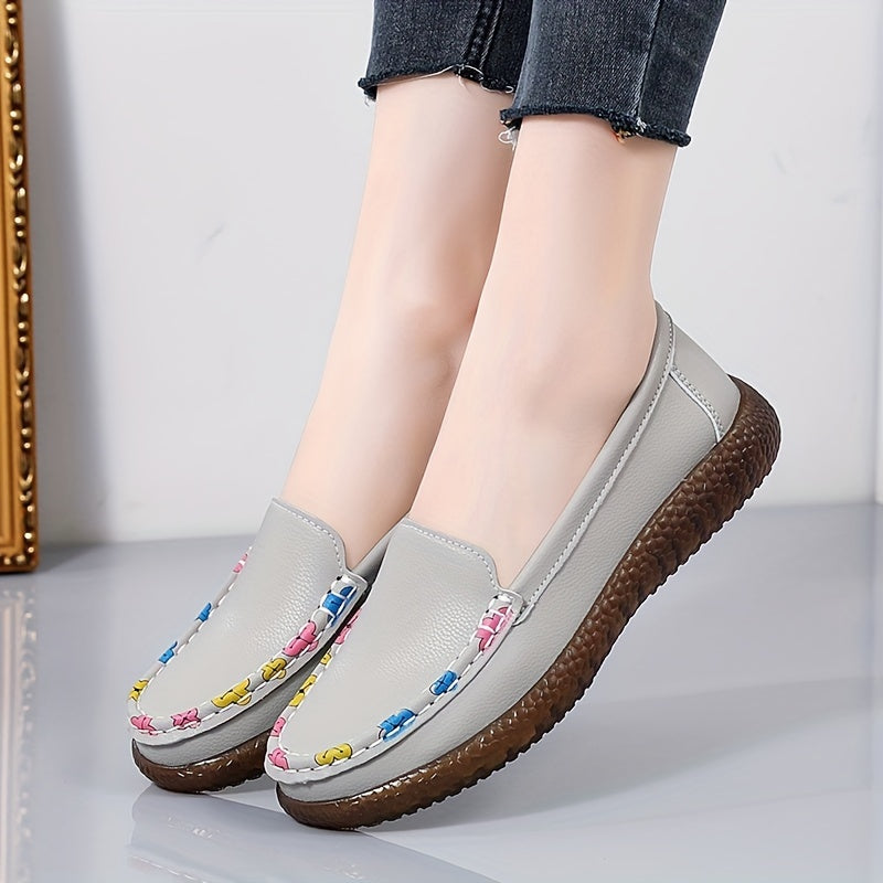 Women's Soft Sole Slip On Loafers Lightweight Walking Flats