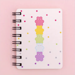 Small Flower Bear Love Happy Face Notebook Journal Book Notepad