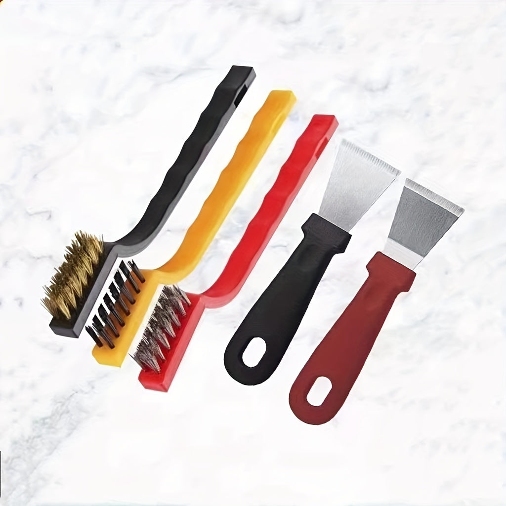 Kitchen Cleaning Kit Stove Brush Pot Brush Deep Cleaning Tool