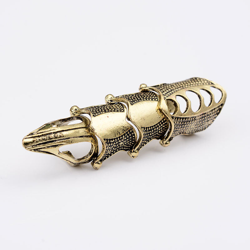 Y2K Punk Style Full Finger Claw Ring for Halloween Cosplay