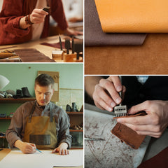 RFID Blocking Leather Men's Wallet with Coin Pocket