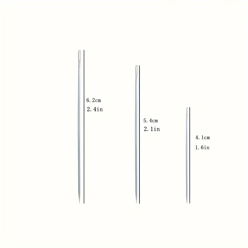 18pcs Sewing Needles Set with Plastic Storage Bottle