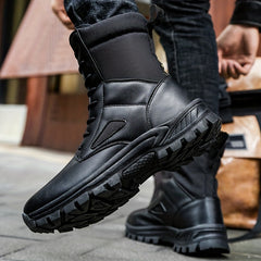 Men's High Top Tactical Work Boots Non Slip Durable Outdoor Hiking