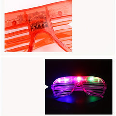 1pc Light Up Shutter Glasses for Adults