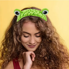 1pc Frog Cartoon Hairband Women's Face Headband Hairband
