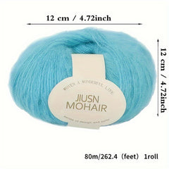 25g Mohair Yarn Crochet Wool Thread for Knitting Sweater Shawl