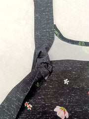  Floral Print Sleeveless Round Neck Jumpsuit