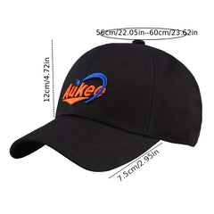 Letter Embroidery Baseball Cap and Peaked Cap