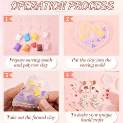 Bow Bowknot 3D Nail Art Charms Silicone Mold DIY Decorations